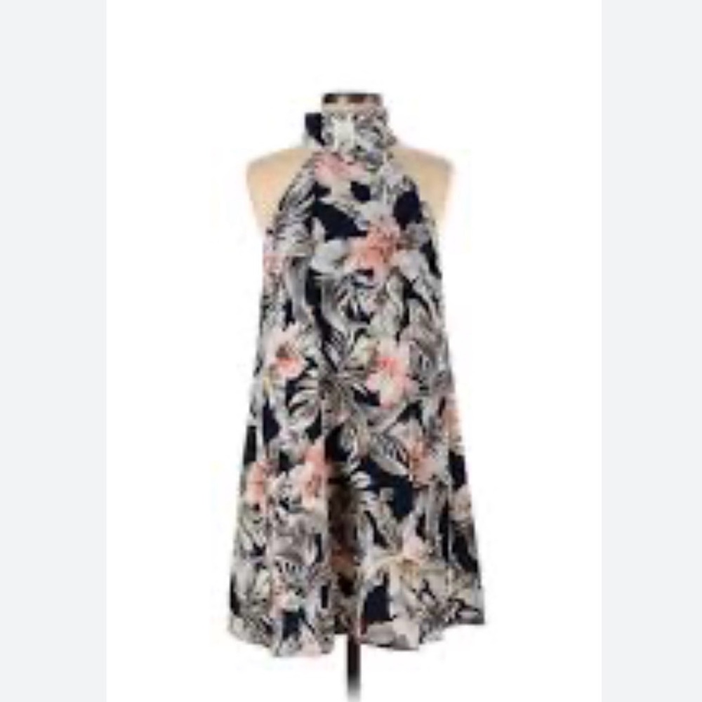 Alythea Tropical Floral Halter Dress